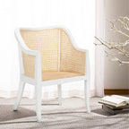 SAFAVIEH Olar Cane Dining Chair - 23.6 x 23.8 x 32.7 - 24Wx24Dx33H