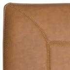 SAFAVIEH Idamae Mid-Century Modern Faux Leather Arm Chair - 29Wx28Dx33H