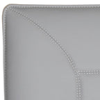 SAFAVIEH Idamae Mid-Century Modern Faux Leather Arm Chair - 29Wx28Dx33H