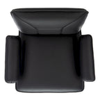 SAFAVIEH Idamae Mid-Century Modern Faux Leather Arm Chair - 29Wx28Dx33H