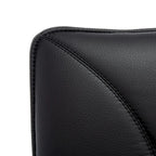 SAFAVIEH Idamae Mid-Century Modern Faux Leather Arm Chair - 29Wx28Dx33H