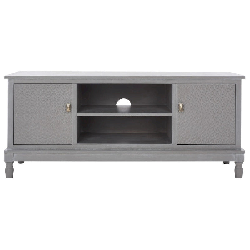 SAFAVIEH Paola 2 Door 1 Shelf Media Stand - 47 W x 16 D x 20 H - 47Wx16Dx20H