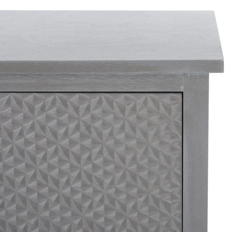 SAFAVIEH Paola 2 Door 1 Shelf Media Stand - 47 W x 16 D x 20 H - 47Wx16Dx20H