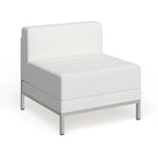 Contemporary LeatherSoft Middle Chair - 28W x 28.75D x 27.25H