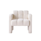 31.10 Wide Boucle Upholstered Accent Chair
