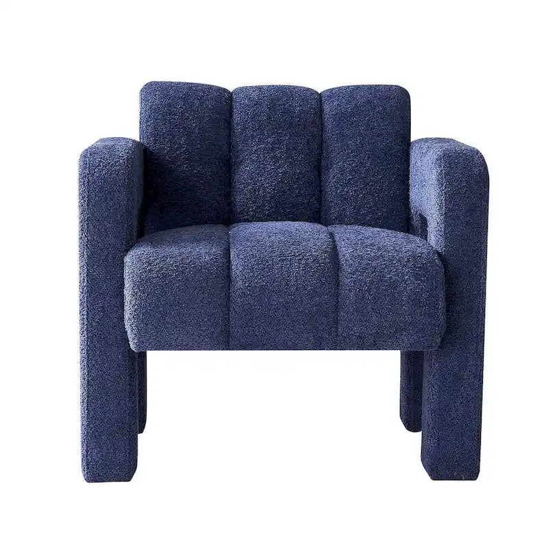 31.10 Wide Boucle Upholstered Accent Chair