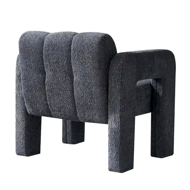 31.10 Wide Boucle Upholstered Accent Chair