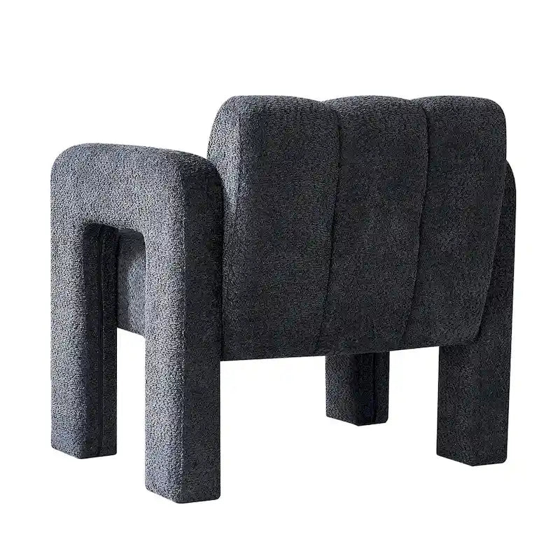 31.10 Wide Boucle Upholstered Accent Chair