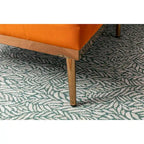 Chaise lounge chair/accent chair,Curved edges, padded with thick foam and upholstered with high-quality fabric