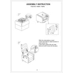 Contemporary Polyfiber Swivel Recliner Chair 1pc Manual Motion Wing Back Tufted Cushion Living Room Furniture Glider Chair