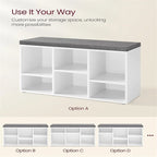 Shoe Storage Organizer - 11.8D x 34.2W x 18.9H