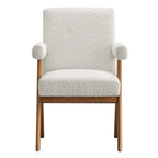 Lyra Boucle Fabric Dining Room Chair - Set of 2