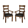 Simply Solid Kern Solid Wood Arm Chairs (Set of 2)