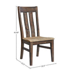Transitions Side Chair w/Wood Seat (Set of 2)