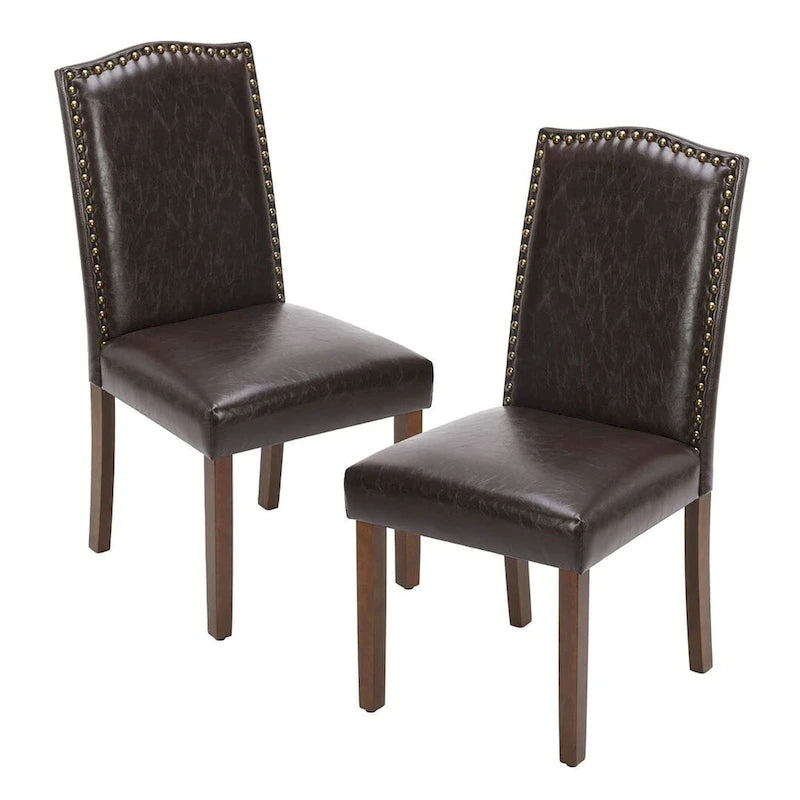 Modern Upholstered Dining Chairs, Set of 2