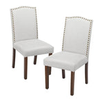 Modern Upholstered Dining Chairs, Set of 2