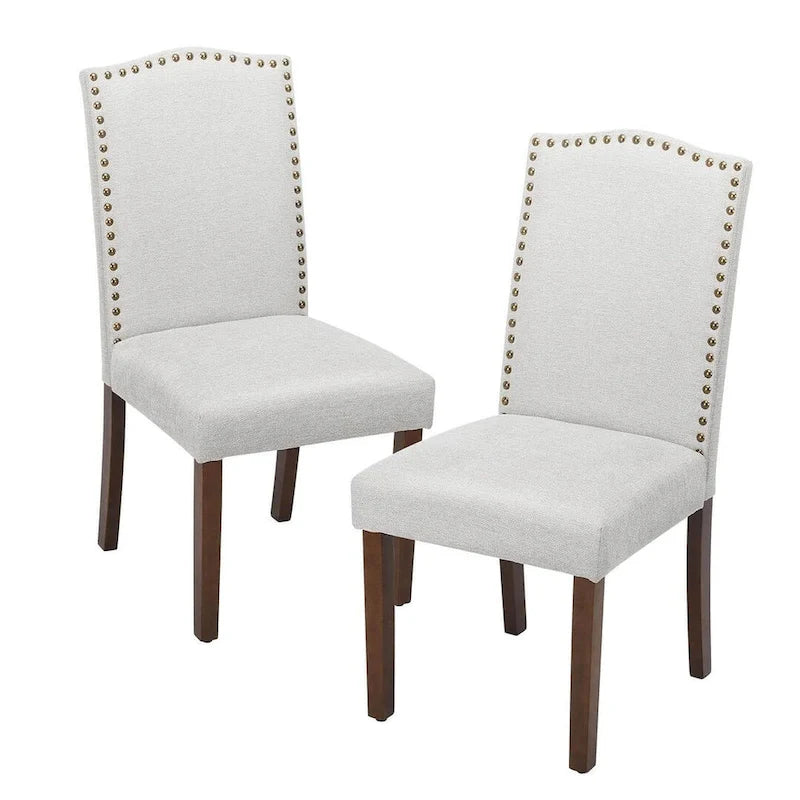 Modern Upholstered Dining Chairs, Set of 2