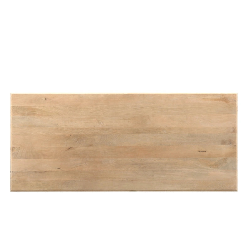 Willow Solid Wood Double Pedestal Dining Table