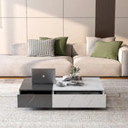 Modern Coffee Table with Two Storage Spaces